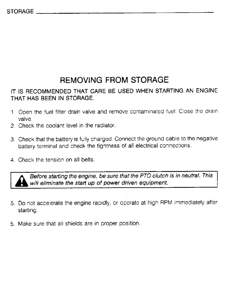 Схема запчастей Case IH 6830TA - (1-42) - STORAGE, REMOVING FROM STORAGE 