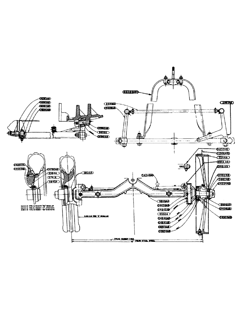 Схема запчастей Case IH S-SERIES - (101) - FRONT AXLE ASSEMBLY, FOR S AND SO TRACTORS (06) - POWER TRAIN