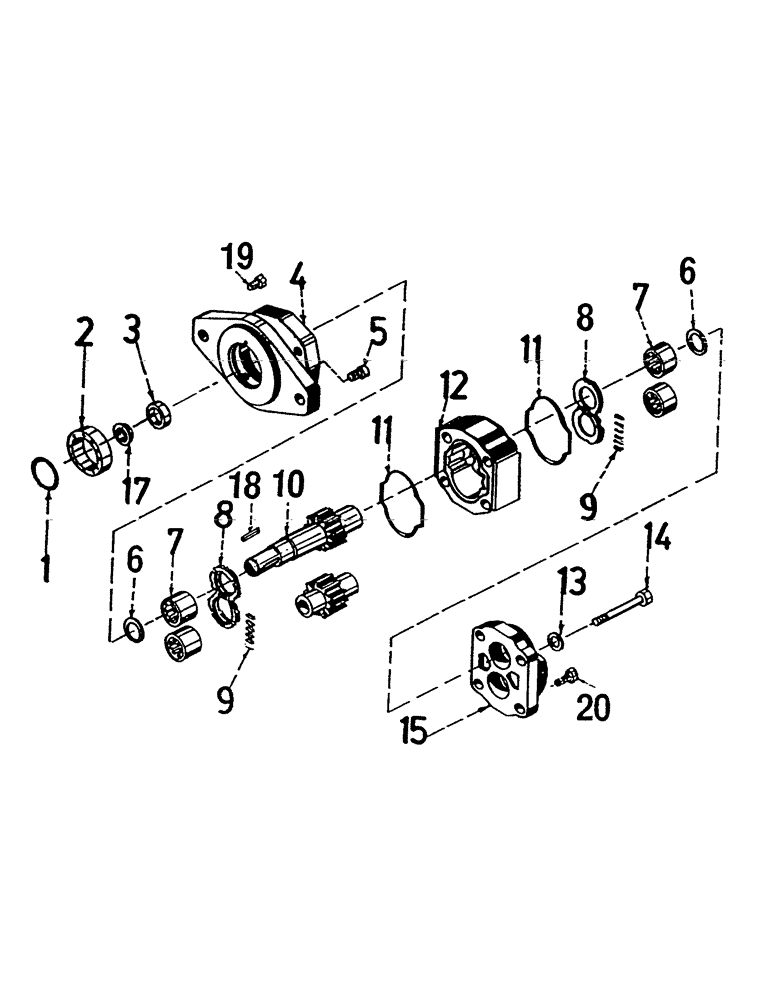 Схема запчастей Case IH 7000 - (B02-50) - HYDRAULIC MOTOR, M30A Hydraulic Components & Circuits