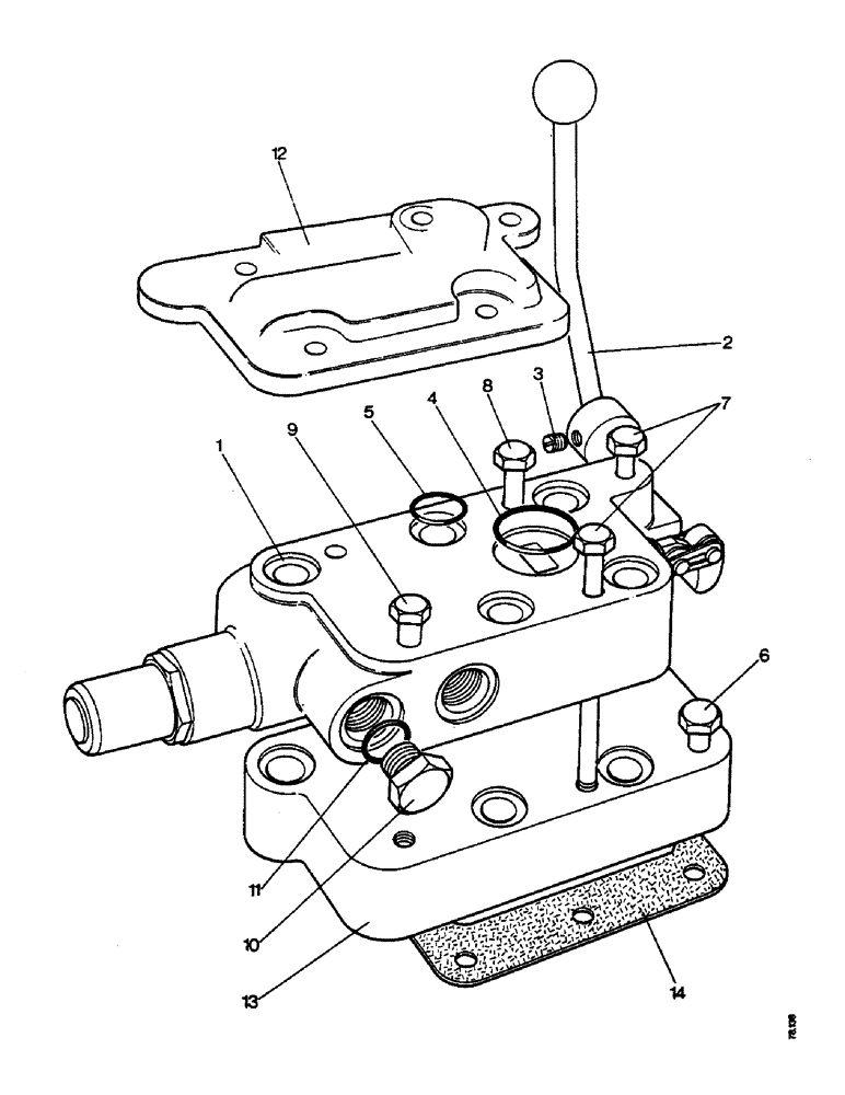Схема запчастей Case IH 1212 - (E40) - SELECTAMATIC HYDRAULIC SYSTEM, DOUBLE ACTING LIVE TAKE-OFF VALVE UNIT, SINGLE - ALL MODELS (07) - HYDRAULIC SYSTEM