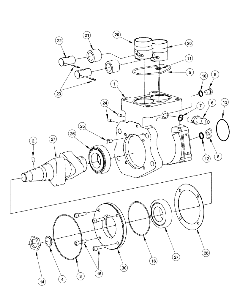 Схема запчастей Case IH MX240 - (03-15) - FUEL INJECTION PUMP, MX240, MX270, 6TAA-8304 EMISSIONS CERTIFIED ENGINE (03) - FUEL SYSTEM