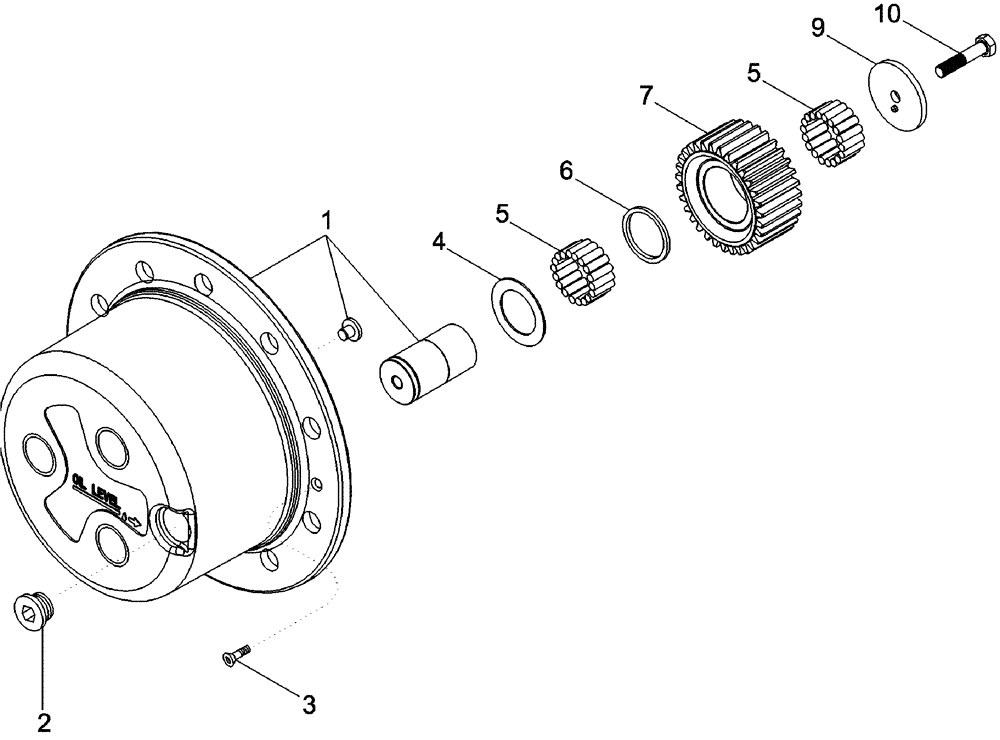 Схема запчастей Case IH 620 - (05-11) - FINAL REDUCTION (04) - STEERING
