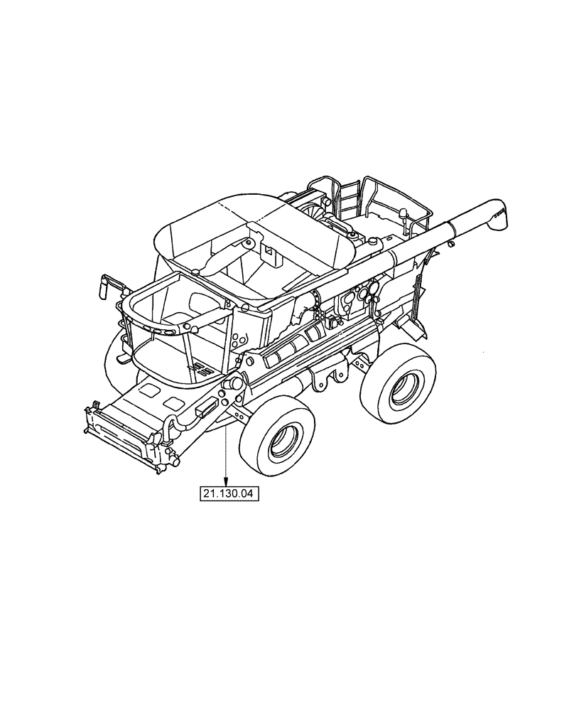 Схема запчастей Case IH 2588 - (21.000.00) - SECTION INDEX - TRANSMISSION (21) - TRANSMISSION