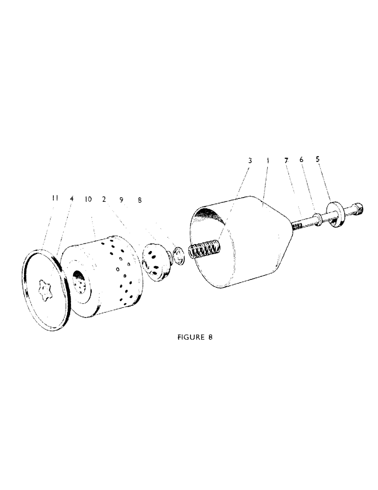 Схема запчастей Case IH 770A - (016) - OIL FILTER (01) - ENGINE