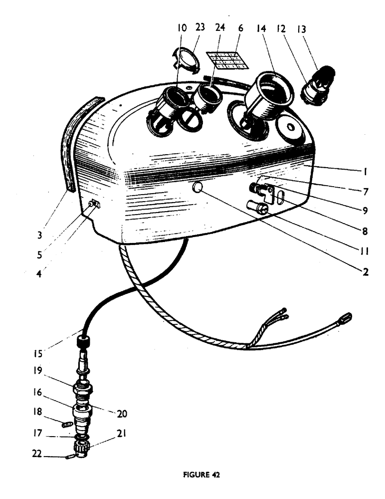 Схема запчастей Case IH 880F - (62) - INSTRUMENTS AND PANEL Engine Controls & Instruments