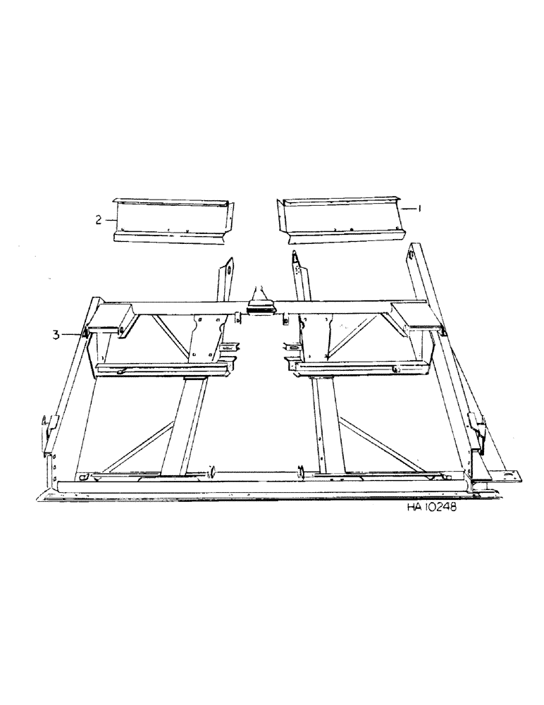 Схема запчастей Case IH DRAPER - (B-02) - DRAPER HEADER, HEADER MAIN FRAME (12) - MAIN FRAME