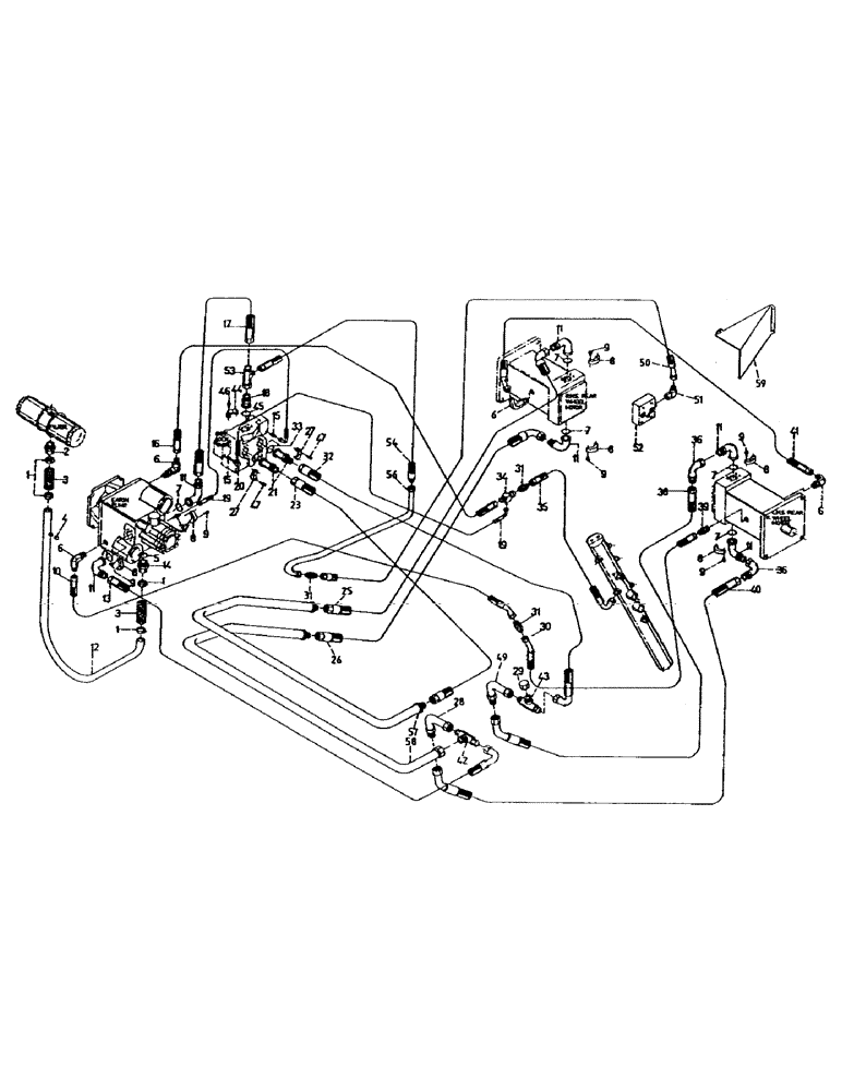 Схема запчастей Case IH 7000 - (B05-82) - HYDRAULICS, CIRCUIT, TRANSMISSION W/ POSITIVE DRIVE Hydraulic Components & Circuits