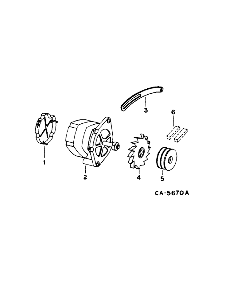 Схема запчастей Case IH 1440 - (08-20) - ELECTRICAL, ALTERNATOR-GENERATOR AND MOUNTINGS, ALL EXCEPT 90 AMP MOTOROLA ALTERNATOR (06) - ELECTRICAL