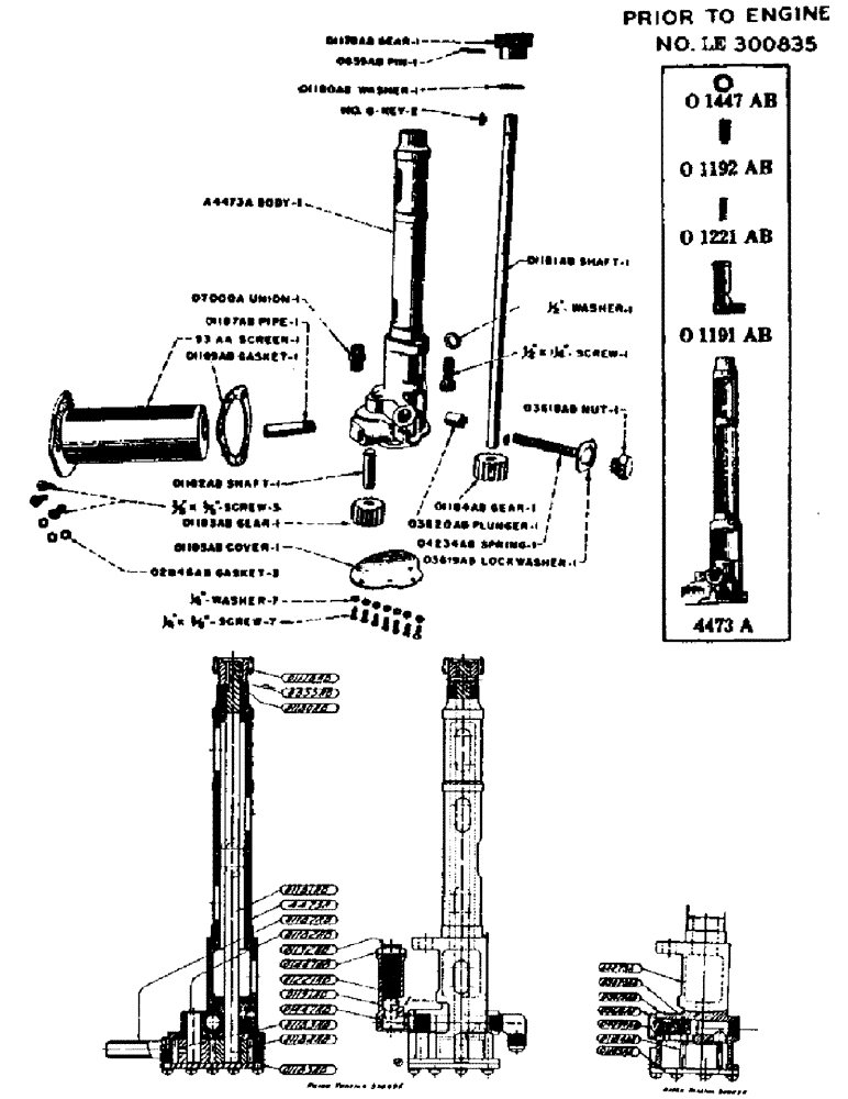 Схема запчастей Case IH LE - (09) - OIL PUMP ASSEMBLY 