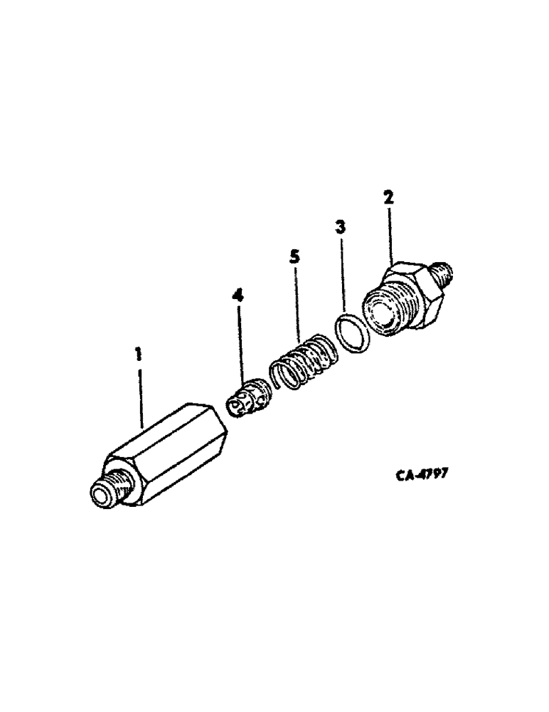 Схема запчастей Case IH 4386 - (10-41[A]) - HYDRAULICS, OIL COOLER BY-PASS VALVE (07) - HYDRAULICS