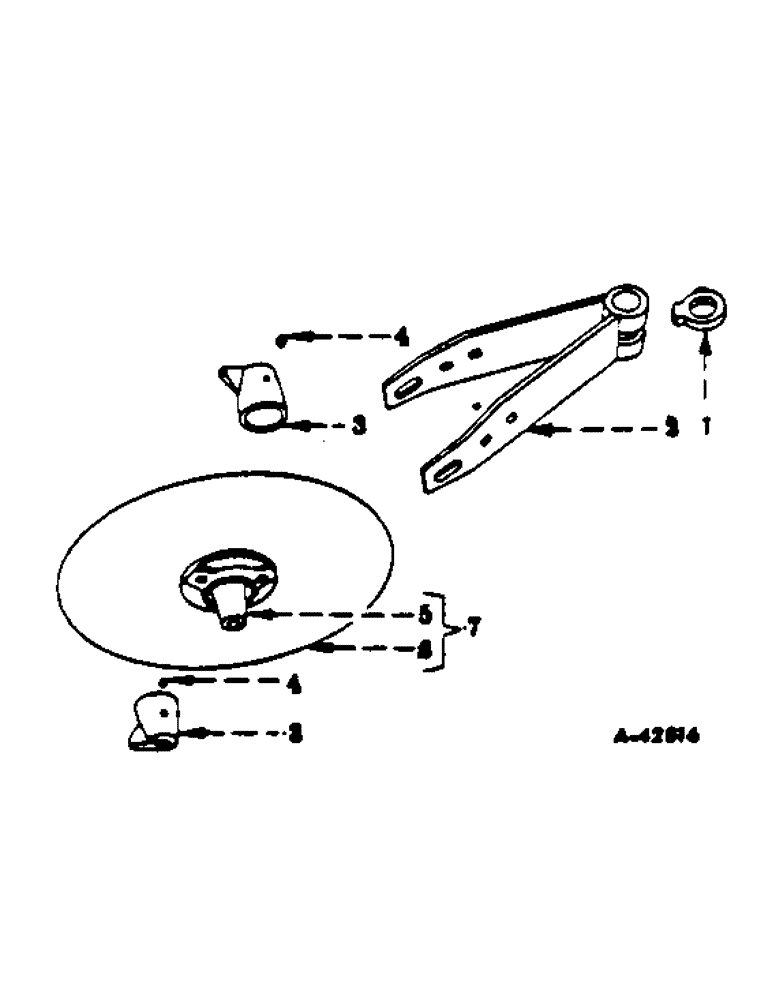 Схема запчастей Case IH 520 - (Y-04) - ROLLING COLTERS, ONE PER FURROW 
