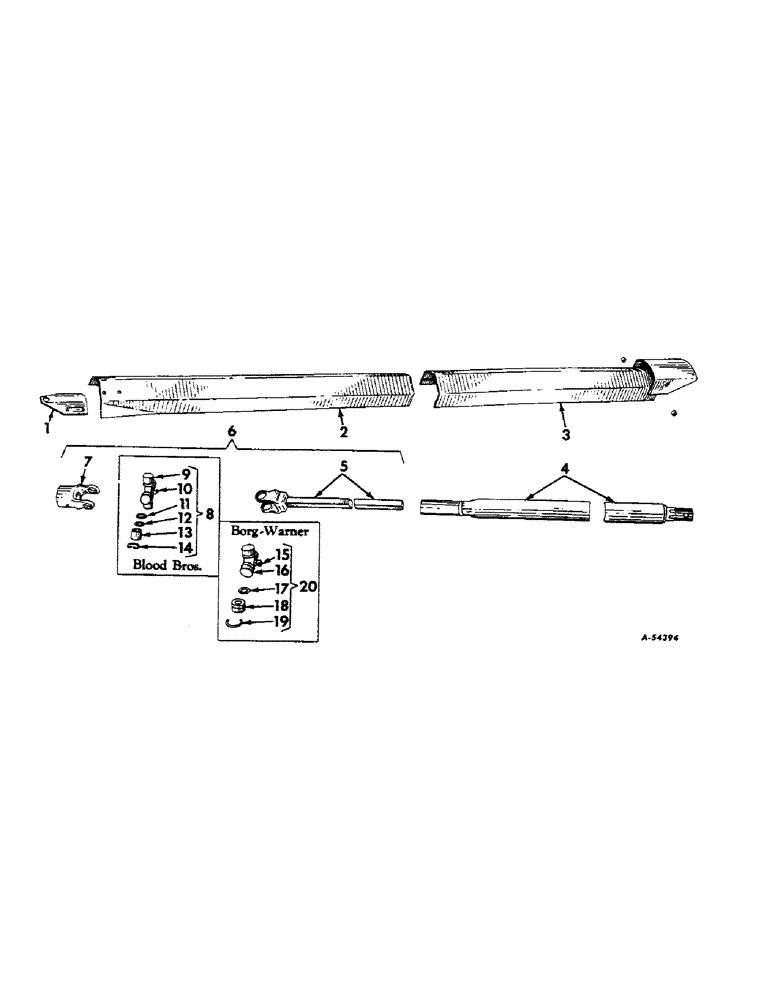 Схема запчастей Case IH 100 - (A-12) - POWER DRIVE EQUIPMENT, TRAILING HITCH 