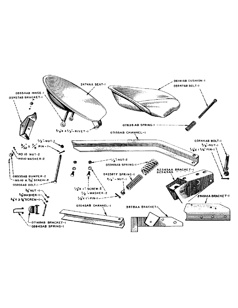 Схема запчастей Case IH SO-SERIES - (122) - OPERATORS SEAT (06) - POWER TRAIN