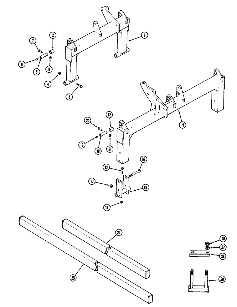 Схема запчастей Case IH G-SERIES - (10) - ROCKSHAFTS 