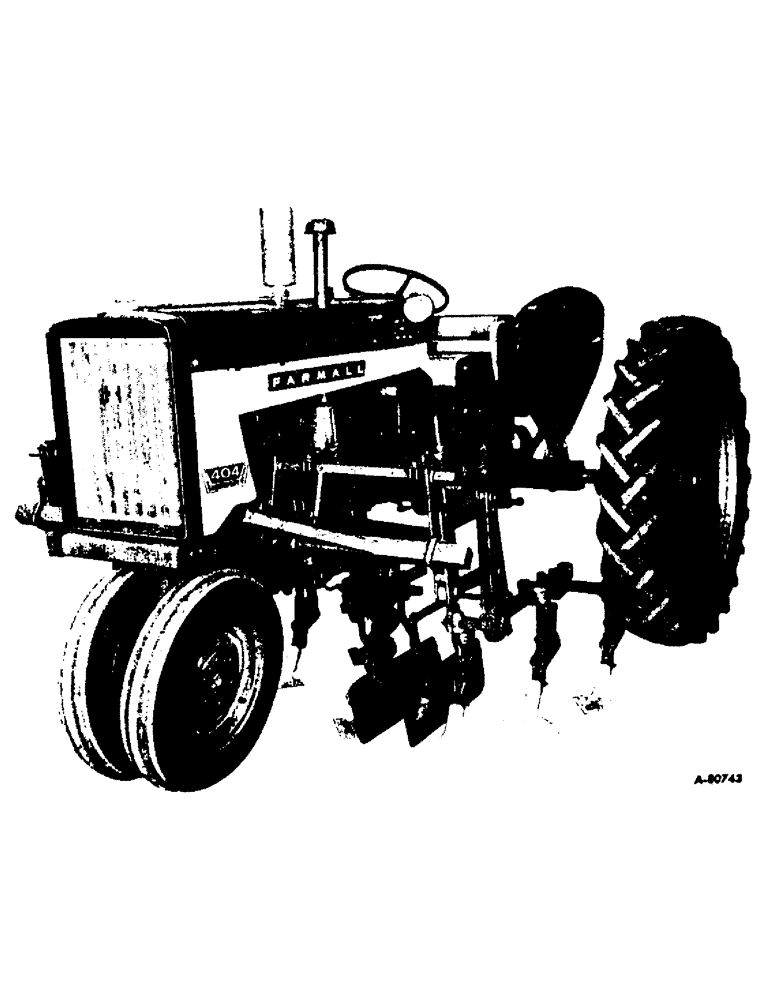 Схема запчастей Case IH 266 - (R-01) - 266 CULTIVATOR 