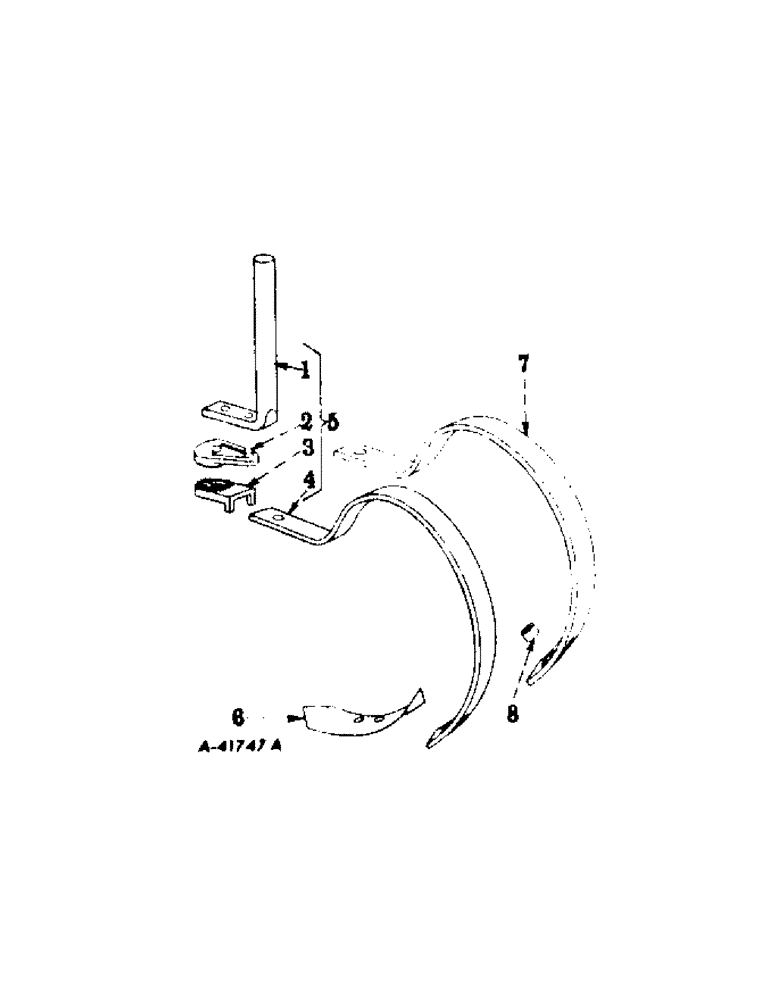Схема запчастей Case IH 466 - (X-13[A]) - SPRING TEETH, SINGLE 