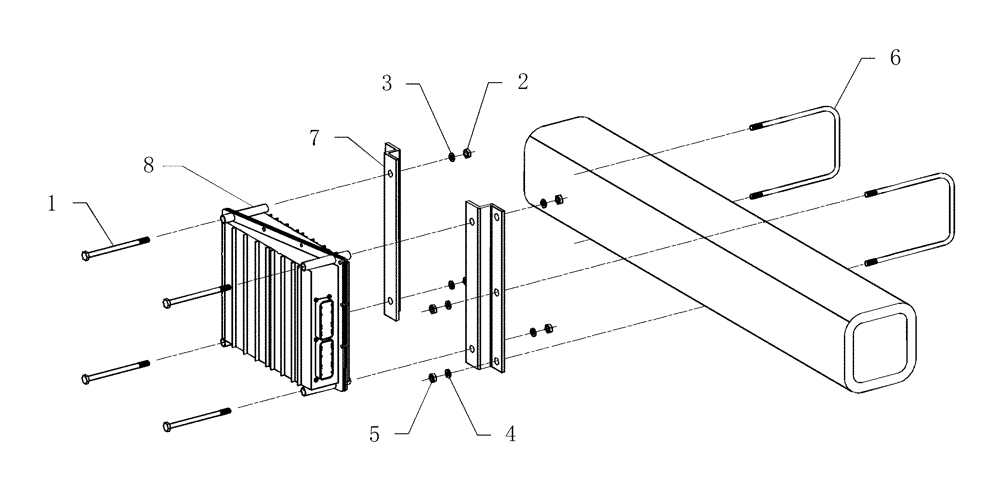 Схема запчастей Case IH ATX - (10-76) - NH3 CONTROLLER MOUNTING (09) - CHASSIS/ATTACHMENTS
