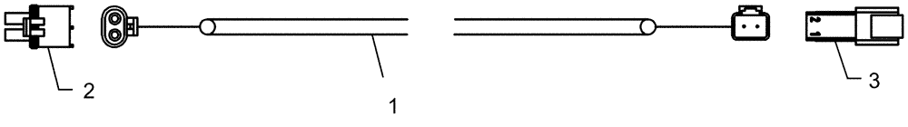 Схема запчастей Case IH 1250 - (55.100.18) - ELECTRICAL - CABLE 84138070 - MECHANICAL CLUTCH EXTENSION (55) - ELECTRICAL SYSTEMS
