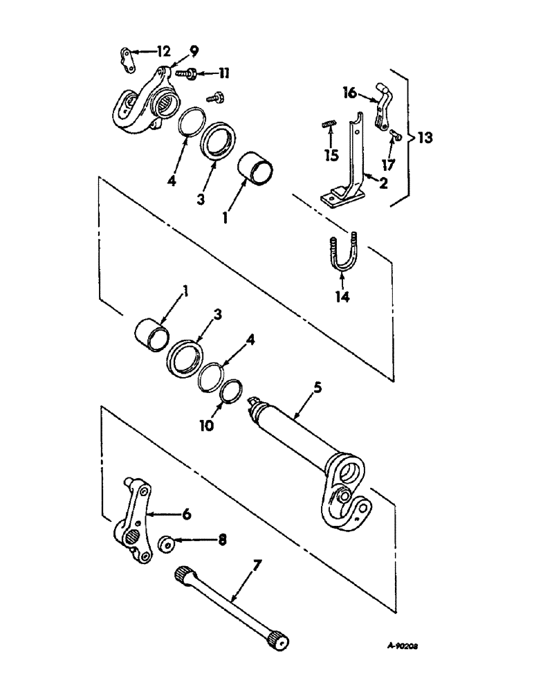 Схема запчастей Case IH 1026 - (10-25) - HYDRAULICS, DRAFT SENSING (07) - HYDRAULICS