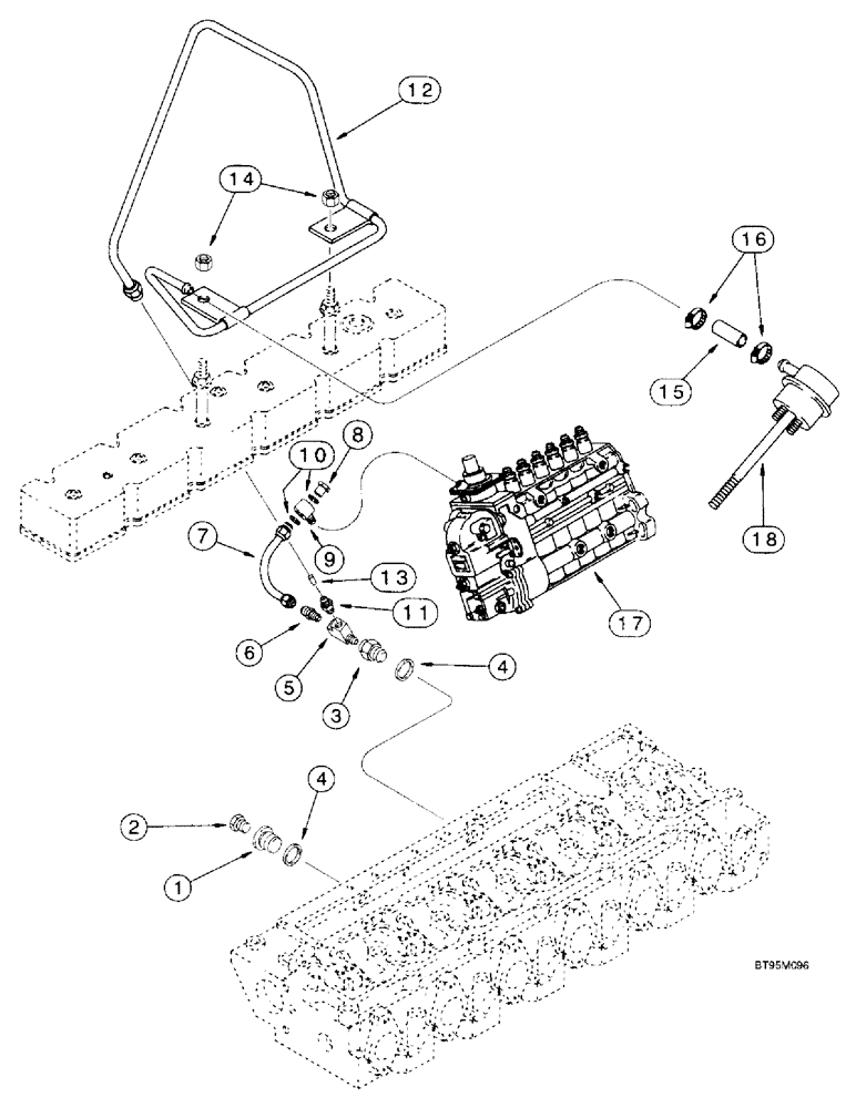 Схема запчастей Case IH 2188 - (3-03C) - ANEROID AND WASTEGATE SYSTEM, 6TA-830 EMISSIONS CERTIFIED ENGINE, COMBINE P.I.N. JJC0191483 AND AFT (02) - FUEL SYSTEM