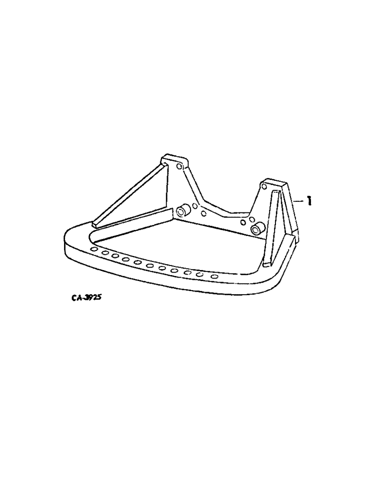 Схема запчастей Case IH HYDRO 186 - (09-01[A]) - FRAME, FIXED NON-ADJUSTABLE DRAWBAR, TRACTORS WITHOUT HYDRAULIC DRAFT CONTROL (12) - FRAME