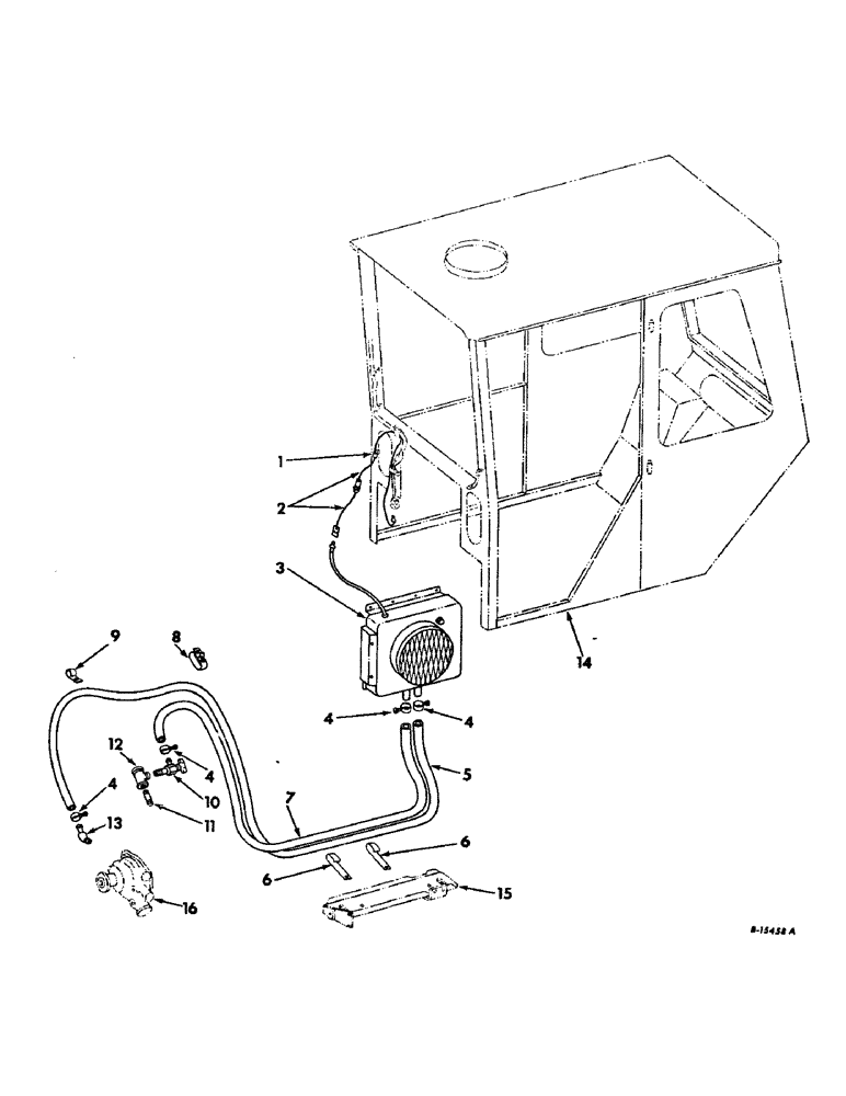 Схема запчастей Case IH 706 - (N-10) - PARTS ACCESSORIES AND ATTACHMENTS, TRACTOR CAB HEATER, CARBURETED ENGINE TRACTORS Accessories & Attachments