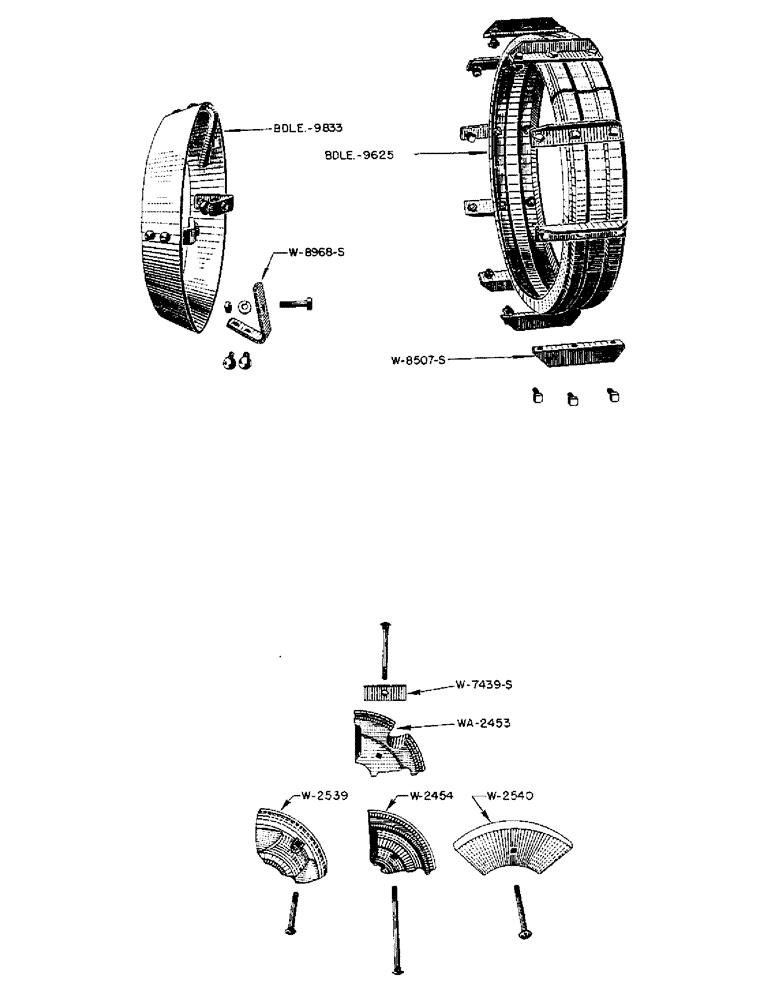 Схема запчастей Case IH WP - (31) - EXTENSION RIMS, WHEEL WEIGHTS 