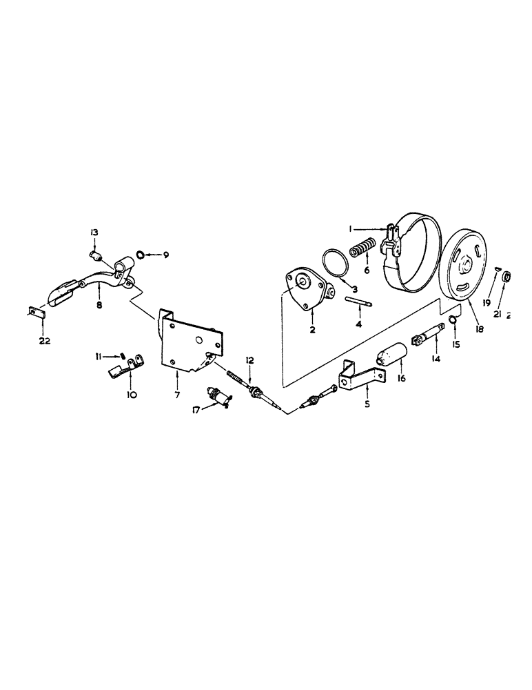 Схема запчастей Case IH 474 - (04-03) - PARKLOCK (5.1) - BRAKES
