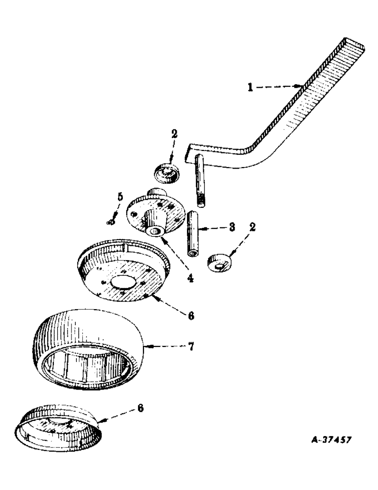 Схема запчастей Case IH 1269 - (AL-06) - GAUGE WHEELS 
