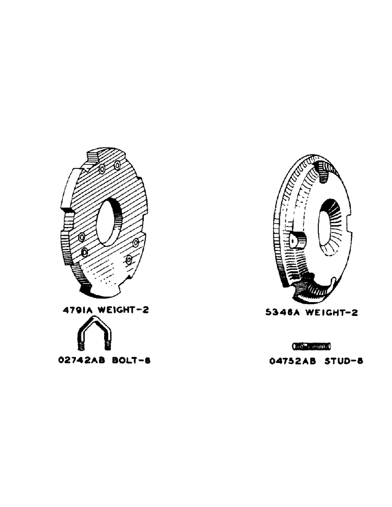 Схема запчастей Case IH DC-SERIES - (105) - WEIGHTS FOR DUAL FRONT WHEELS FOR "DC" TRACTOR, WEIGHTS FOR PNEUMATIC FRONT WHEELS (06) - POWER TRAIN