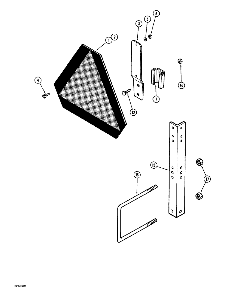 Схема запчастей Case IH 184 - (9-36) - SMV EMBLEM 