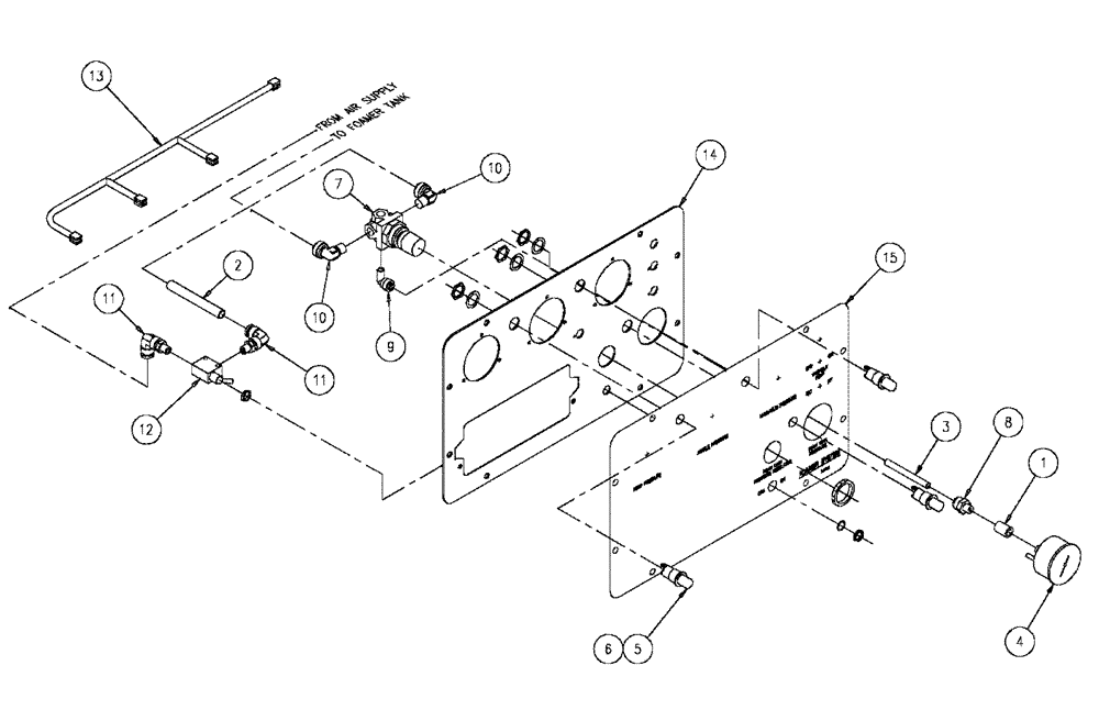 Схема запчастей Case IH FLX4375 - (10-011) - RIGHT HAND DASH PANEL - FOAM MARKER ONLY Options