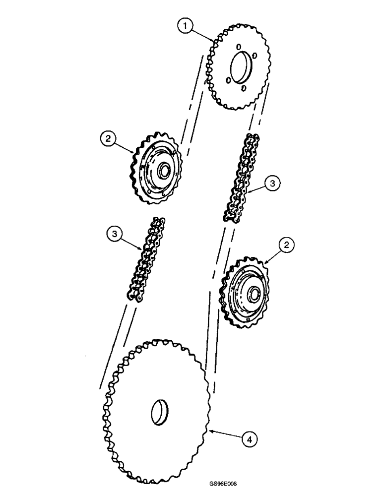 Схема запчастей Case IH INTERNATIONAL - (2-12) - AUGER DRIVE (03) - MAIN GEARBOX