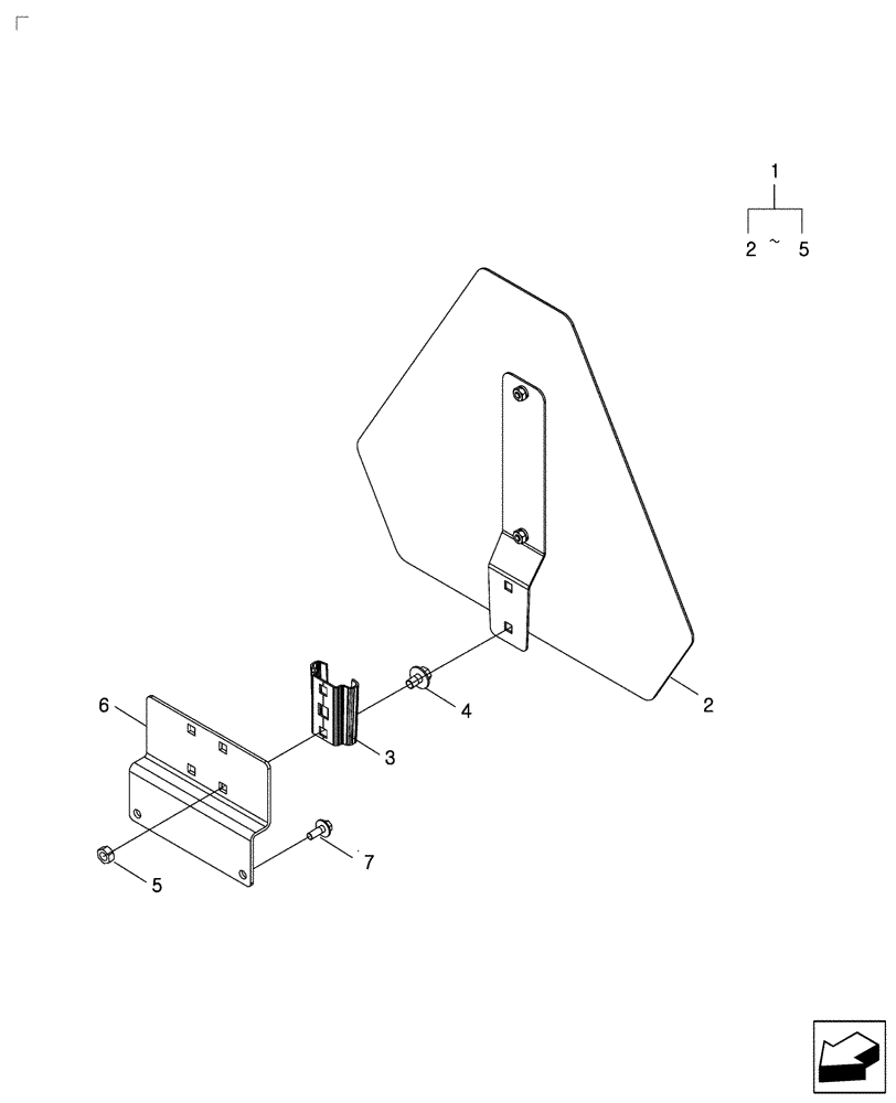 Схема запчастей Case IH FARMALL 35A - (88.100.120) - DIA KIT, SLOW MOVING VEHICLE (88) - ACCESSORIES