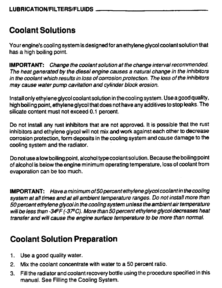 Схема запчастей Case IH 6590TA - (023) - LUBRICATION, FILTERS, FLUIDS, COOLANT SOLUTIONS, COOLANT SOLUTION PREPARATION 