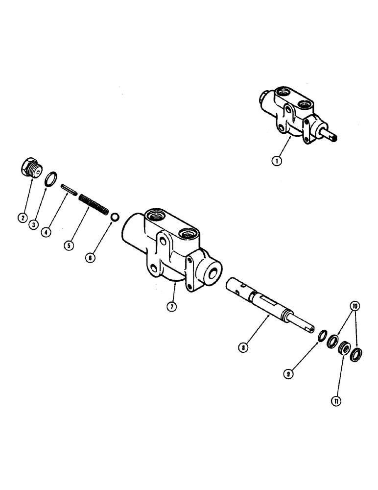 Схема запчастей Case IH 2470 - (290) - PTO CONTROL VALVE ASSEMBLY (06) - POWER TRAIN
