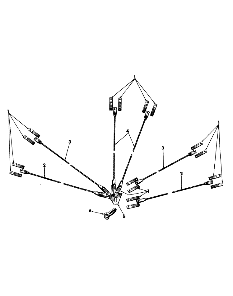 Схема запчастей Case IH 7 - (05-16) - CABLE HITCH FOR TRIPLEX MACHINES 
