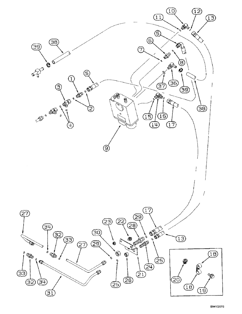 Схема запчастей Case IH 2144 - (7-04) - MASTER BRAKE HYDRAULIC SYSTEM (5.1) - BRAKES