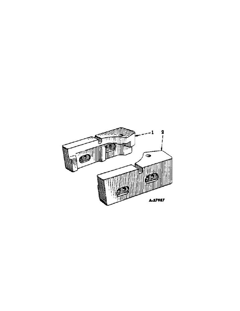 Схема запчастей Case IH 350 - (328) - ATTACHMENTS, FRONT FRAME CHANNEL WEIGHTS, SPECIAL Attachments