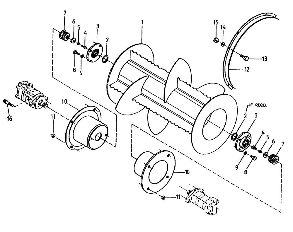 Схема запчастей Case IH 7700 - (A02[50A]) - FINNED ROLLER LEG BASECUTTER Mainframe & Functioning Components