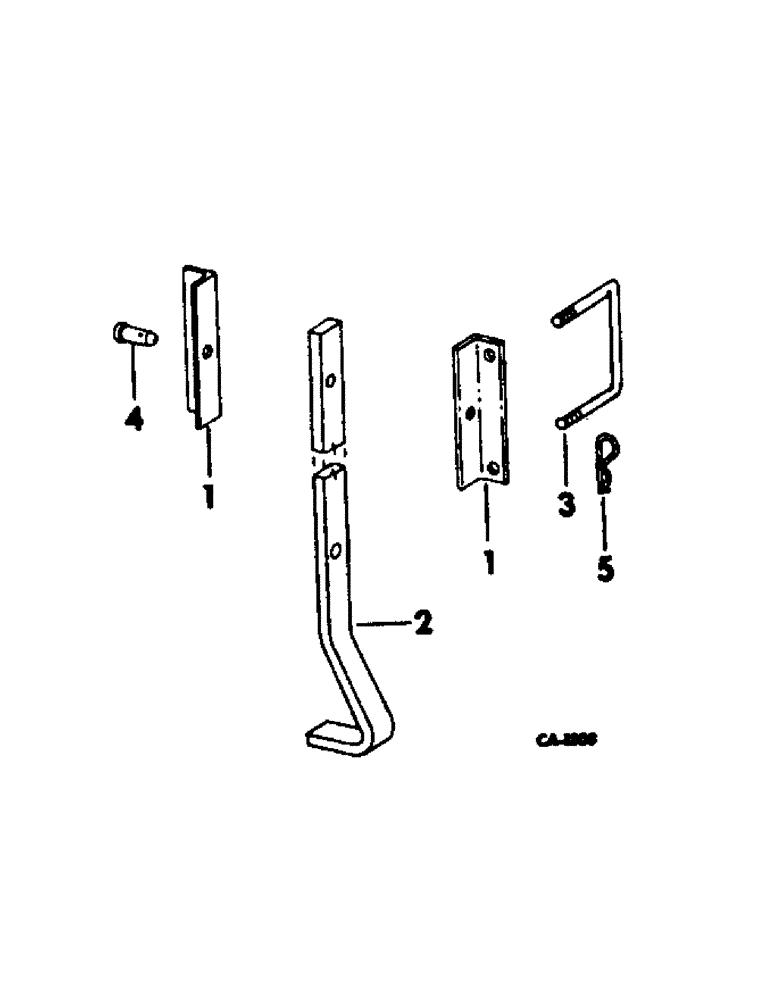 Схема запчастей Case IH 353 - (AT-24) - SUPPORT STAND, FOR UNITS A THRU J 