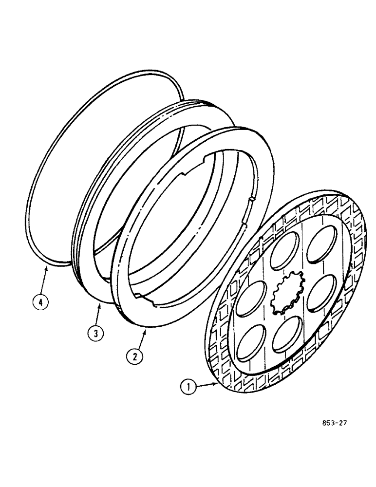 Схема запчастей Case IH 685 - (7-546) - BRAKES (07) - BRAKES
