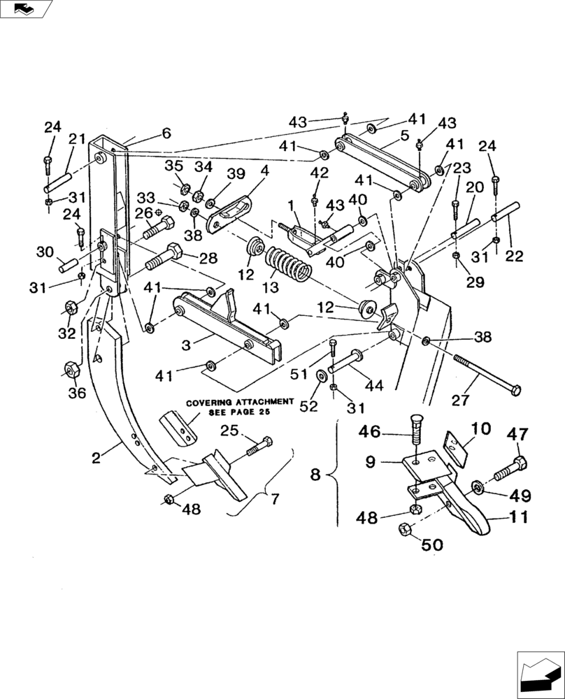 Схема запчастей Case IH TIGER-TWO - (75.200.02) - AUTO - RESET ASSY (75) - SOIL PREPARATION