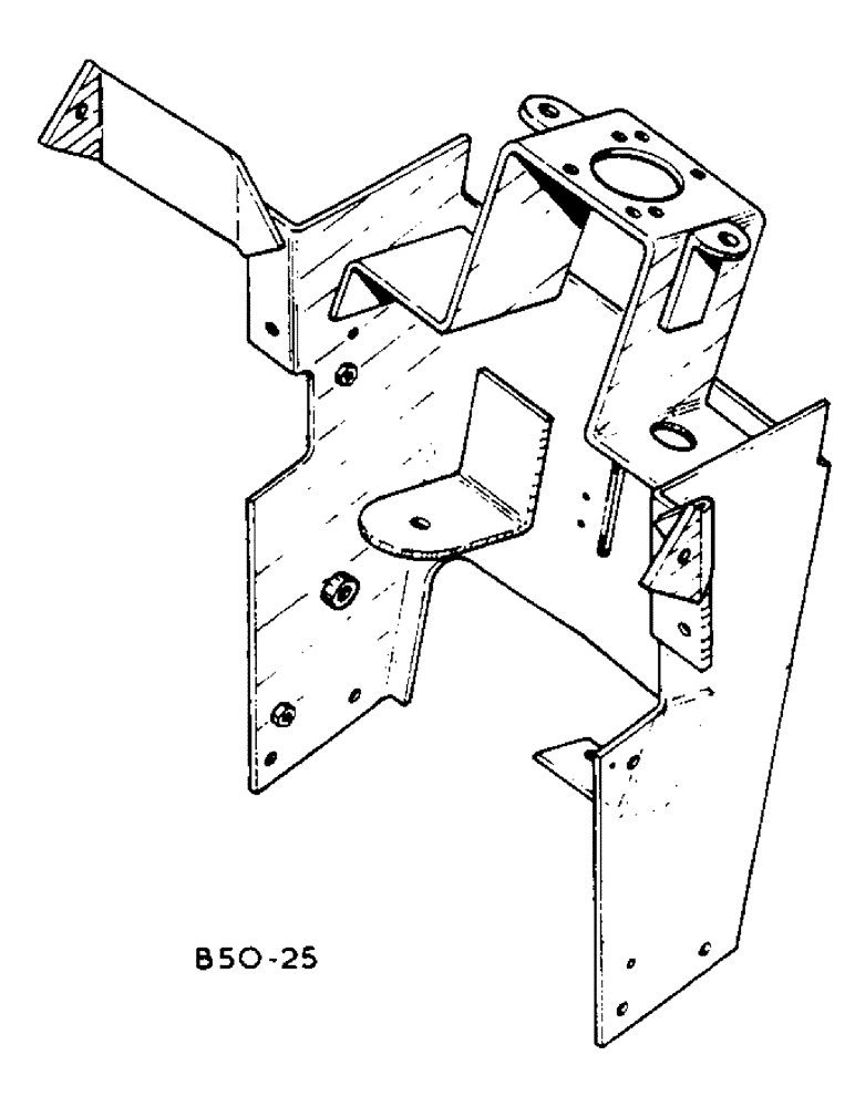 Схема запчастей Case IH 584 - (13-07) - STEERING SUPPORT (05) - SUPERSTRUCTURE