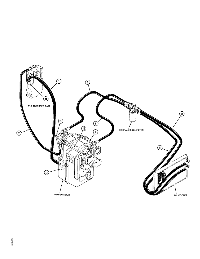 Схема запчастей Case IH 9370 QUADTRAC - (1-12) - PICTORIAL INDEX, LUBRICATION HYDRAULICS (00) - PICTORIAL INDEX