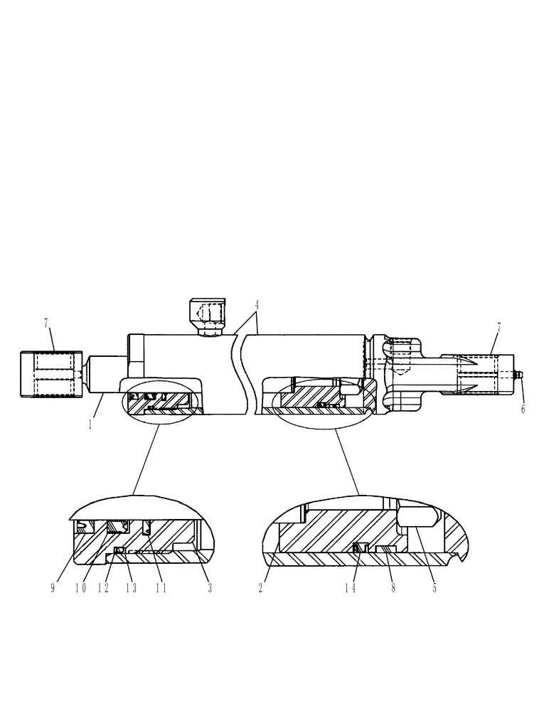 Схема запчастей Case IH 40XT - (08-17B) - CYLINDER - TILT (08) - HYDRAULICS