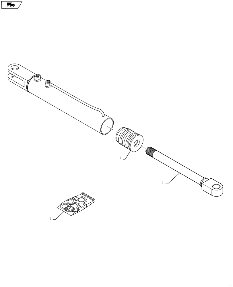 Схема запчастей Case IH 4420 - (07-002) - AXLE ADJUST Cylinders