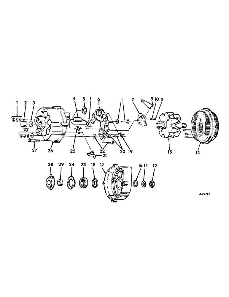 Схема запчастей Case IH 806 - (G-13) - ELECTRICAL SYSTEM, ALTERNATOR GENERATOR, DELCO REMY (06) - ELECTRICAL SYSTEMS