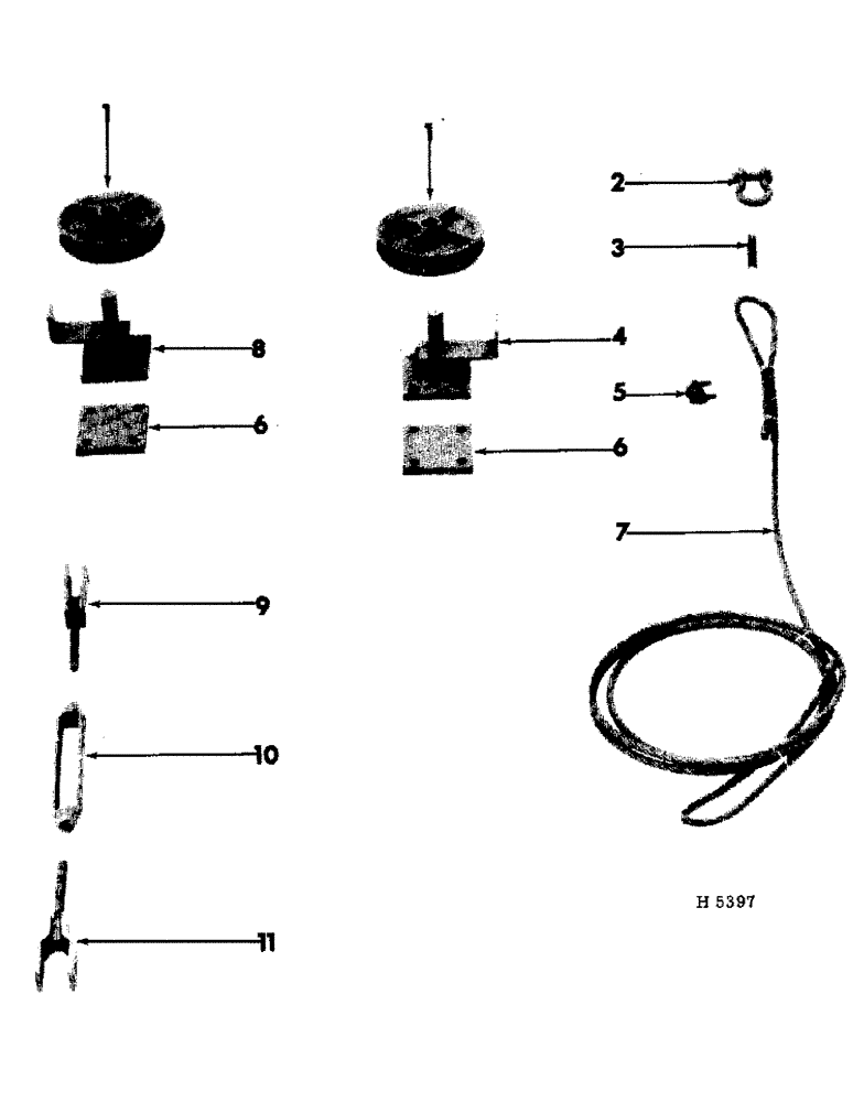Схема запчастей Case IH 75 - (06-14) - WING WHEEL LIFT CONNECTION 