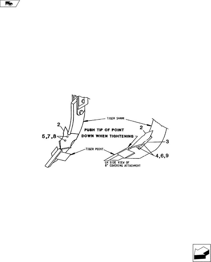 Схема запчастей Case IH TIGER-TWO - (75.200.04) - COVERING ATTACHMENT (OPTIONAL) 8 COVERING ATTACHMENT (75) - SOIL PREPARATION
